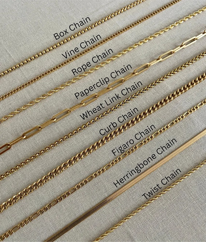 18k gold filled chain non - 18k,