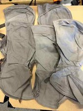 job lot of 5 x Swedish army military surplus grey cotton hoods NEW OLD stock