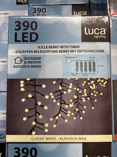 Led cluster christmas lights - led,