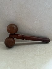 Vintage Wooden Double Ball