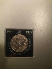 Genuine HM Queen Elizabeth II Silver Jubilee Crown 1952-1977