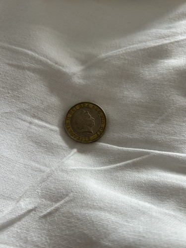 Dna double helix pound coin - helix,