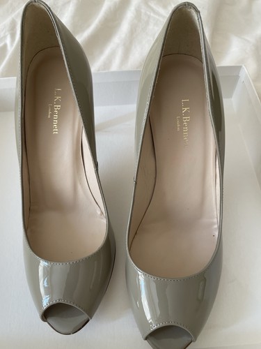 Bennett grey patent - grey,