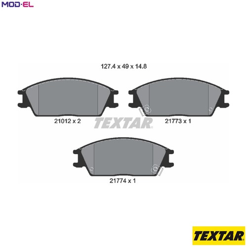 Brake pad set disc - brake,