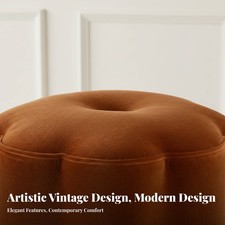 Round vanity stool french - round,