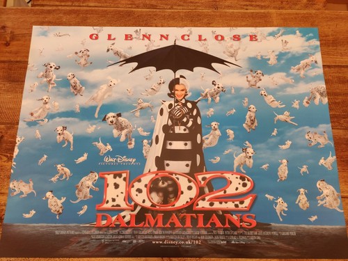 102 dalmatians british quad - dalmatians,