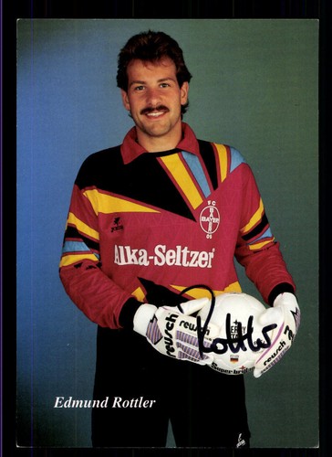 Edmund rottler autograph card - edmund,