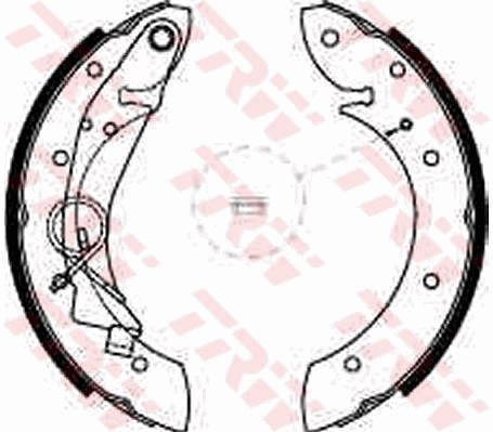 Trw rear brake shoes for - brake,