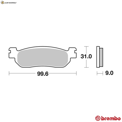 Brake pad set - brake,