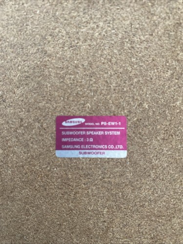 Samsung subwoofer - samsung,