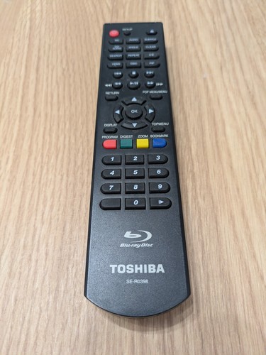 Toshiba r0398 remote - se-r0398,