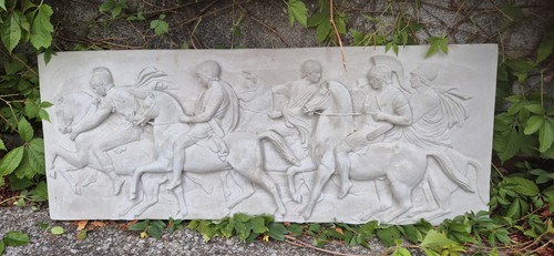 Large greek cavalry relief - large,