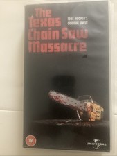 Texas Chainsaw Massacre VHS