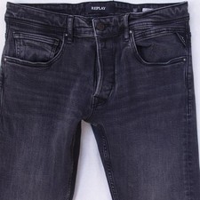 Mens Replay MA972 GROVER Stretch Straight Grey Jeans W32 L32