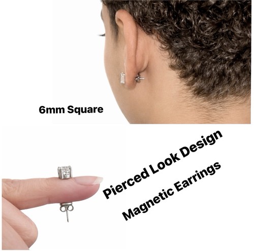Magnetic earrings realistic - earrings,