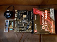 Ryzen 5 3600 + MSI X470 Gaming Plus Max Bundle CPU Cooler IO Shield Box Paste