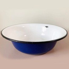 Enamel Metal Bowl Soviet