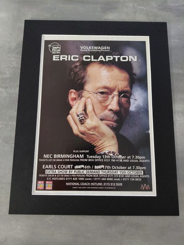 Eric clapton music poster - poster, 1998