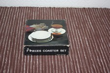 SET OF 6 SILVER PLATED COASTER