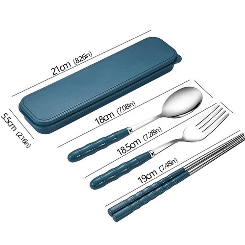 3pc stainless steel travel - 3pc,