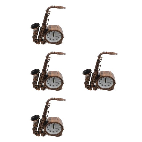 Vintage saxophone alarm clock - vintage,