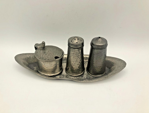 Craftman pewter sheffield salt - craftman,
