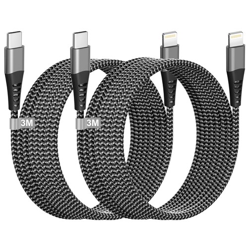 Usb light cable 3m 2pack - c,