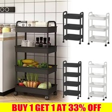 3 /4 Tier Storage Trolley Cart
