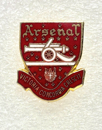 Arsenal vintage crest pin - fc,