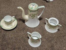 Antique/Vintage Noritake 1 Person Coffee Set As Shown VGC Creamer Coffee Pot Etc