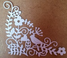 8 Tattered Lace Little Bird Corner Die Cuts