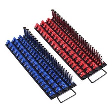 Uimoso Portable Socket Organizer Set 2PCS 160 Clips Steel Socket Tray Metric/SAE