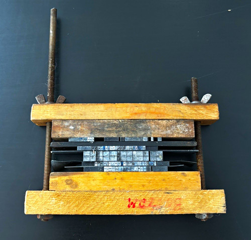 Tabletop letterpress type - letterpress,