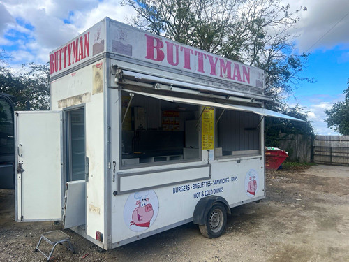 Burger van catering unit - burger,