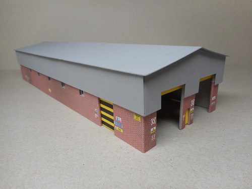 Gauge locomotive shed model - gauge,