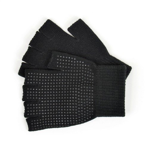 Mens ladies black fingerless - /,