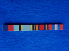39-45 STAR, AIR CREW EUROPE STAR, BURMA STAR, 45 WAR MEDAL RIBBON BAR