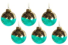 Teal Green Christmas Baubles