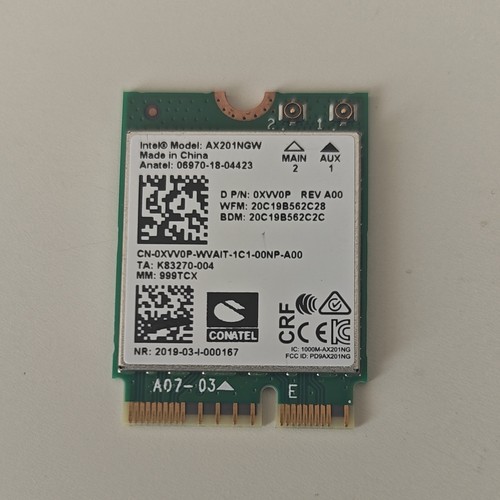 Intel wireless card - wireless, ax201ngw