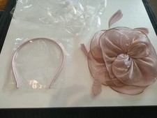 Dusky Pink Fascinator -
