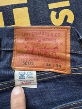 Levi’s Vintage Clothing 501XX 1933 Made in USA 643M Factory Big E Selvedge Denim