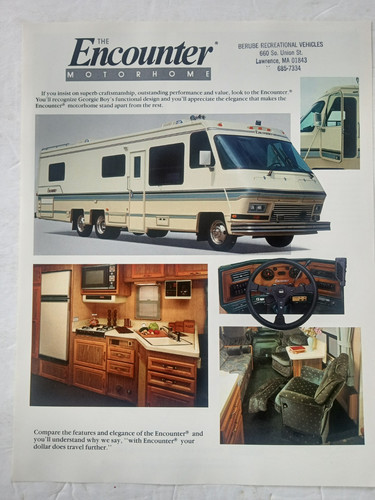 1986 encounter motorhomes - encounter,
