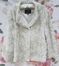 Natural Cream Beige Silky Faux