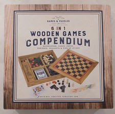 Wooden Games Compendium 6 in 1