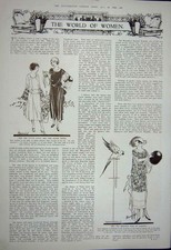 Old Vintage Print 1922
