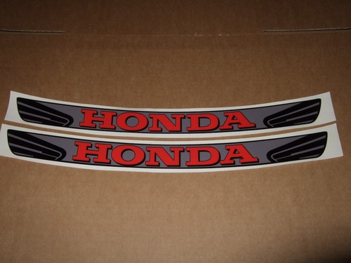 Honda red grey 2x vinyl - grey,