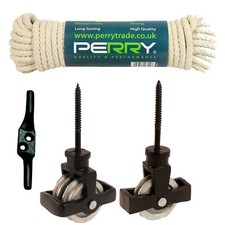 Clothes Airer Black Double &