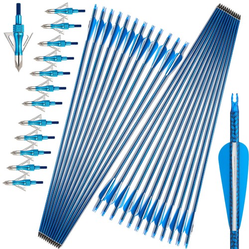 12pcs archery inch carbon - 6/12pcs,