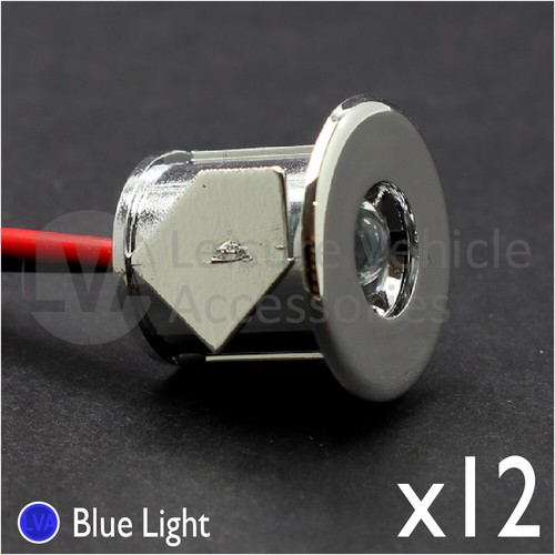 Blue led spotlight 12v - blue,