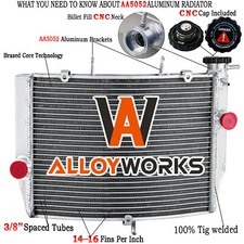 Motorcycle Radiator Aluminum For Kawasaki Ninja ZX 6R ZX636 2009-20